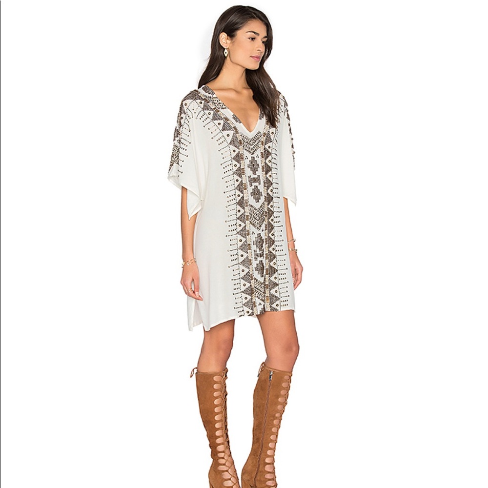 Cleobella Maya Kaftan Embellished Dress